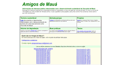 Desktop Screenshot of amigosdemaua.net
