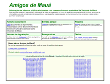 Tablet Screenshot of amigosdemaua.net